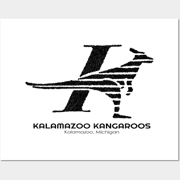 Defunct Kalamazoo Kangaroos Soccer 1984 Wall Art by LocalZonly